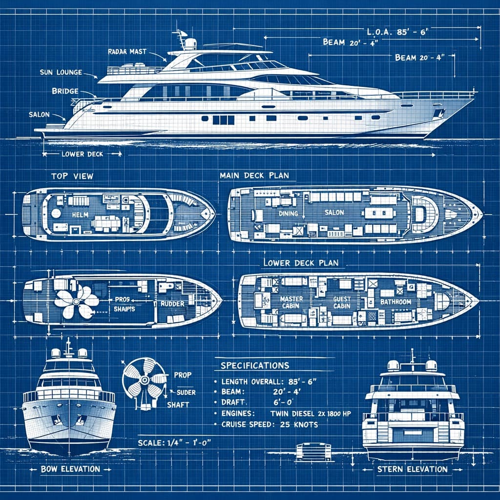 Yacht Blueprint - New Builds & Refits